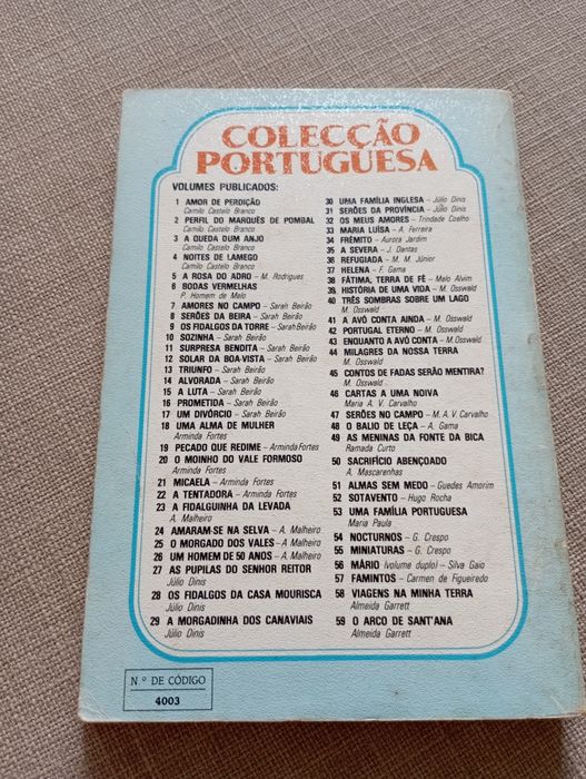 Livro "A queda de um anjo"