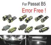 KIT COMPLETO DE 11 LAMPADAS LED INTERIOR PARA VOLKSWAGEN VW PASSAT B5 97-05