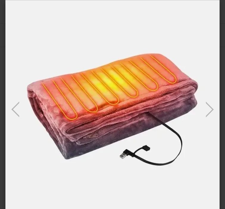 Електроковдра Плед з підігрівом (155*80) USB