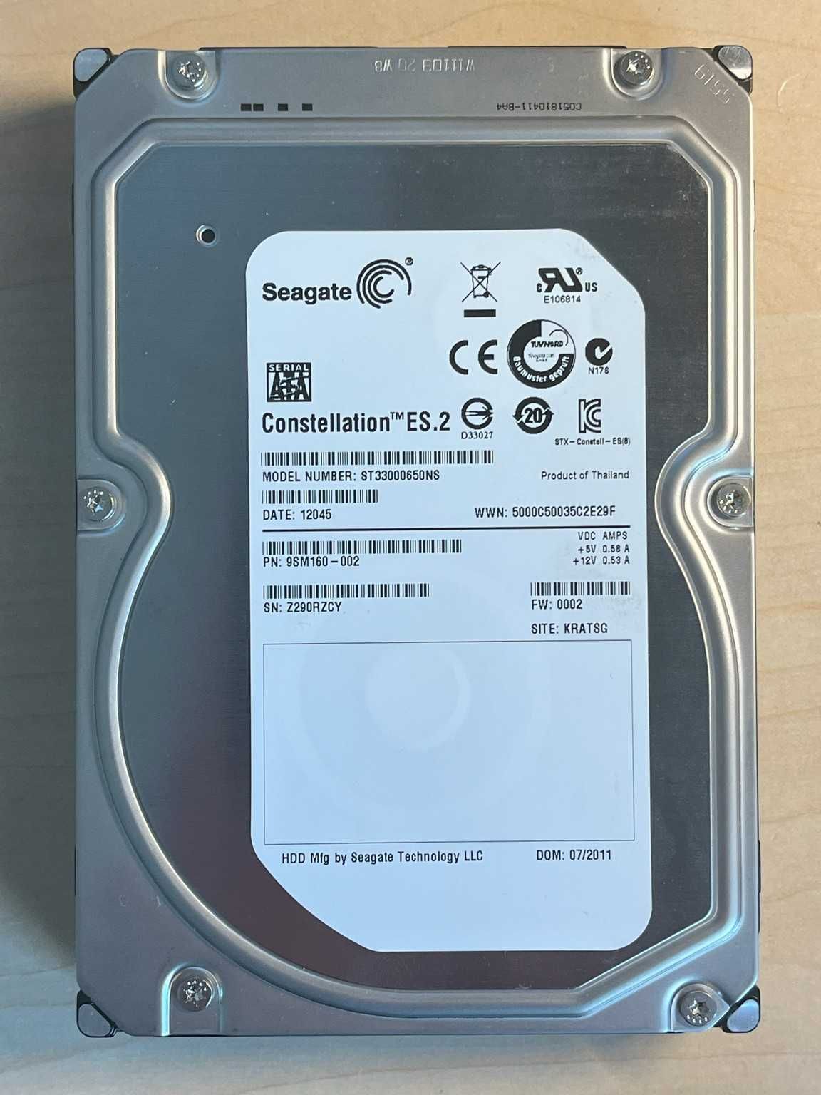 Dysk HDD Seagate Constellation ES.2 3TB