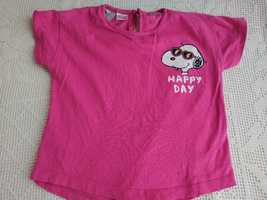Blusa cor de rosa do Snoopy - Lefties - Tamanho 18 - 24 meses - 92 cm