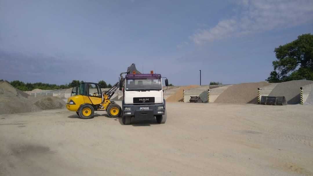 Sprzedaż Kruszywa, Usługi transportowe, Pomoc drogowa, Hds, Dźwig,