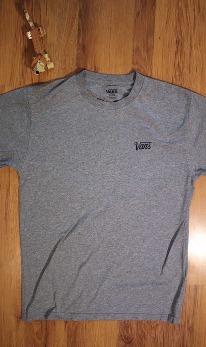T-shirt Vans r. S bawełniany męski kr rękaw szary