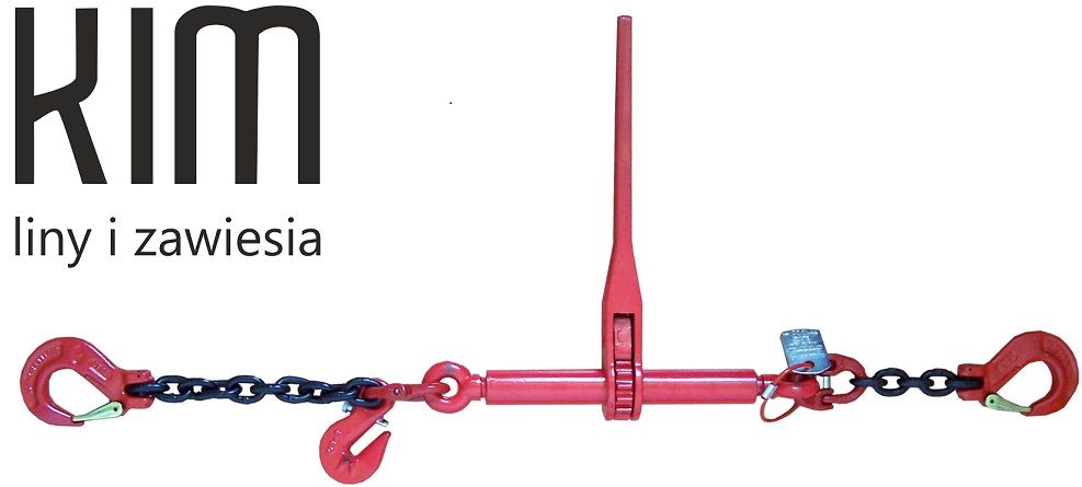Napinacz łańcuchowy odciąg transportowy 1-częściowy Mocowanie ładunku