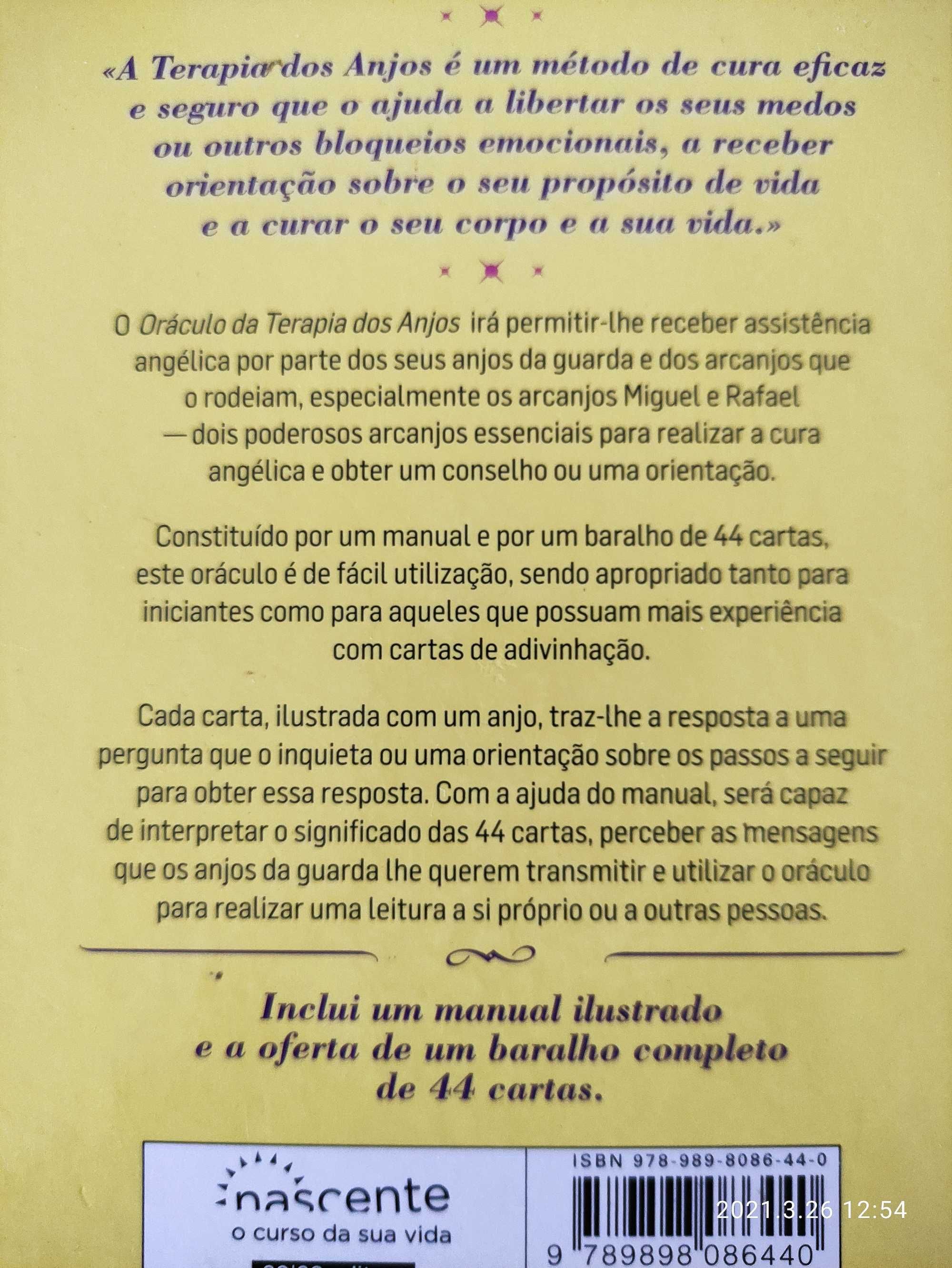 Livro Terapia dos Anjos Oráculo / Tarot