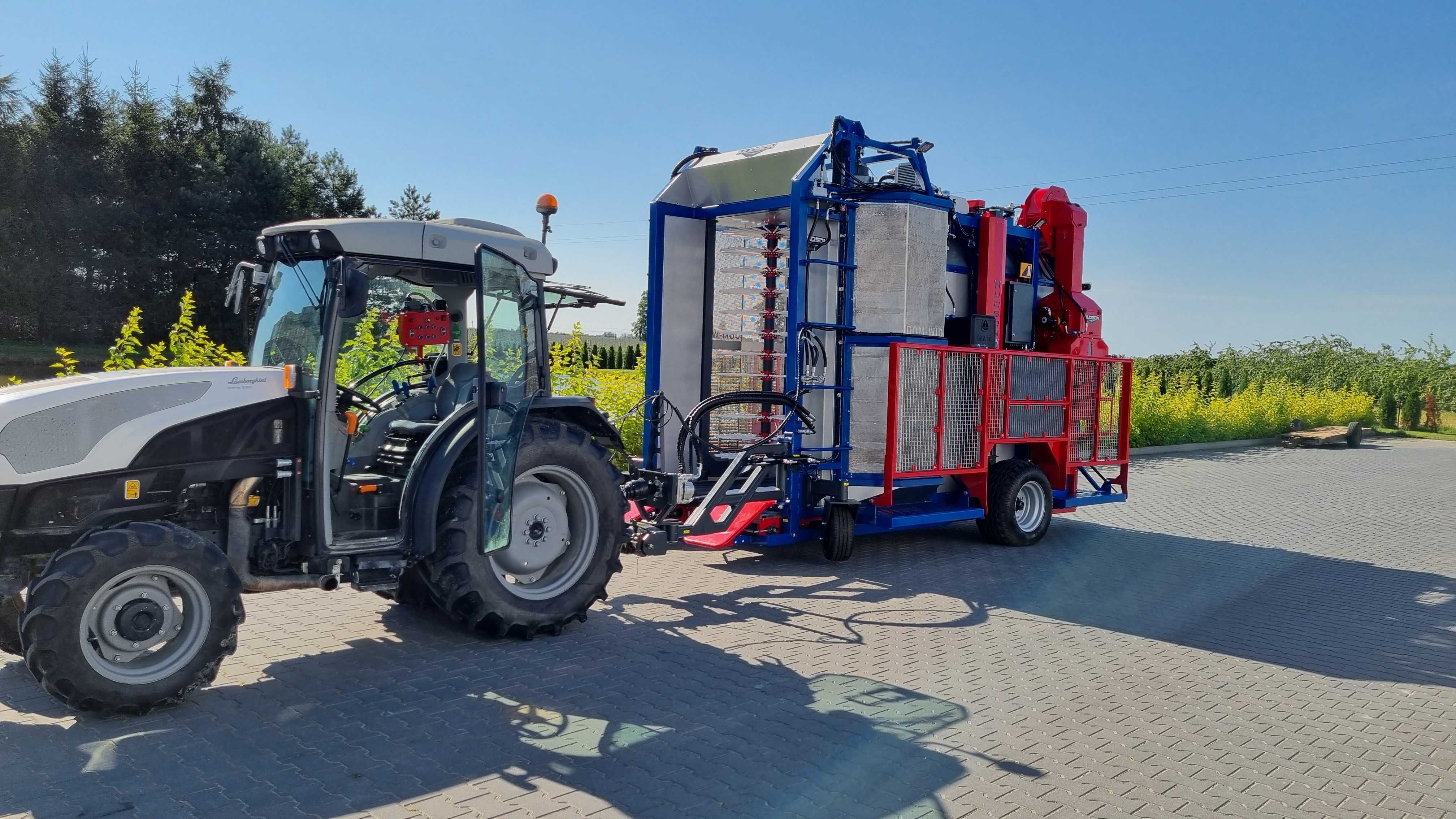 Kombajn do Wiśni Jabłek Śliwek Cało-rzędowy NOWY Dom-Wid Agromachines