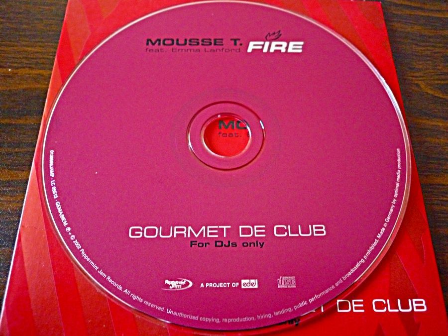 CD «Mousse T feat. Emma Lanford - Fire»