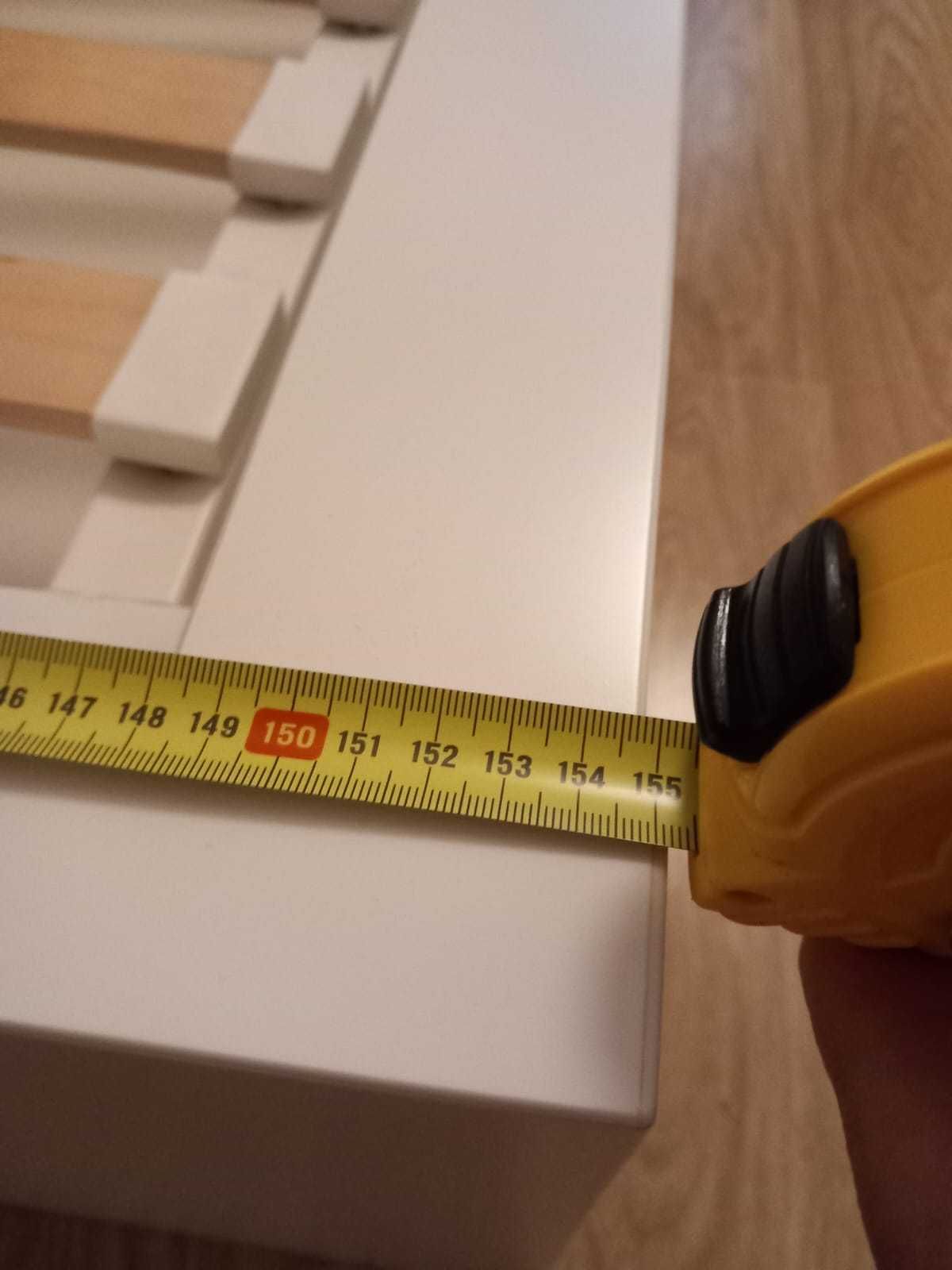 Łóżko 140x200 Ikea Malm ze stelażem podnoszonym