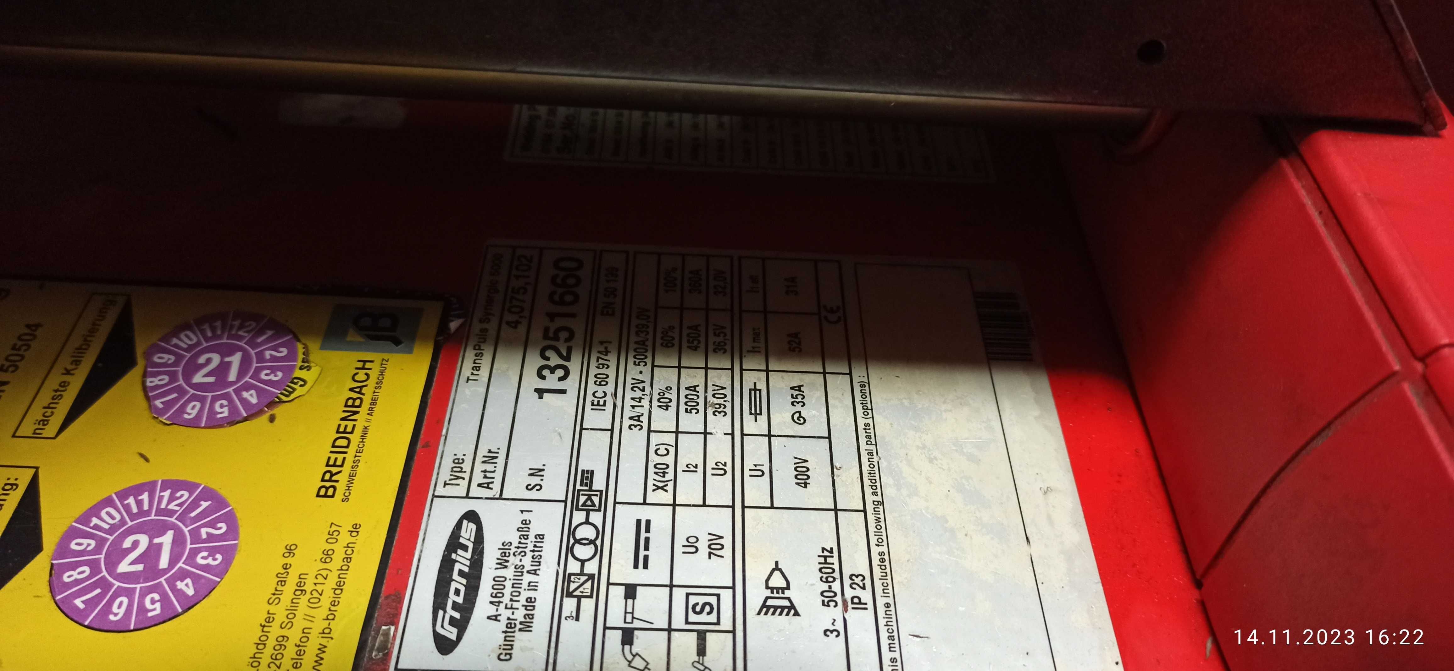 Spawarka Fronius TPS 5000