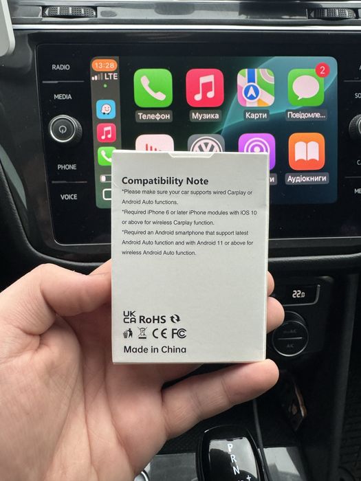 Бездротовий Адаптер  CarPlay,AngroidAuto