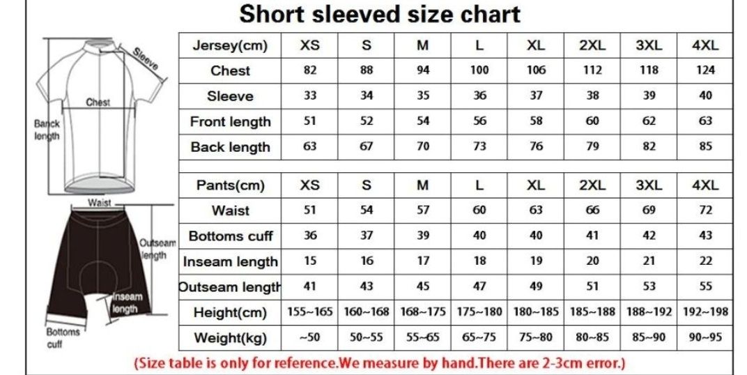 Strójj rowerowy komplet kolarski xl xxl