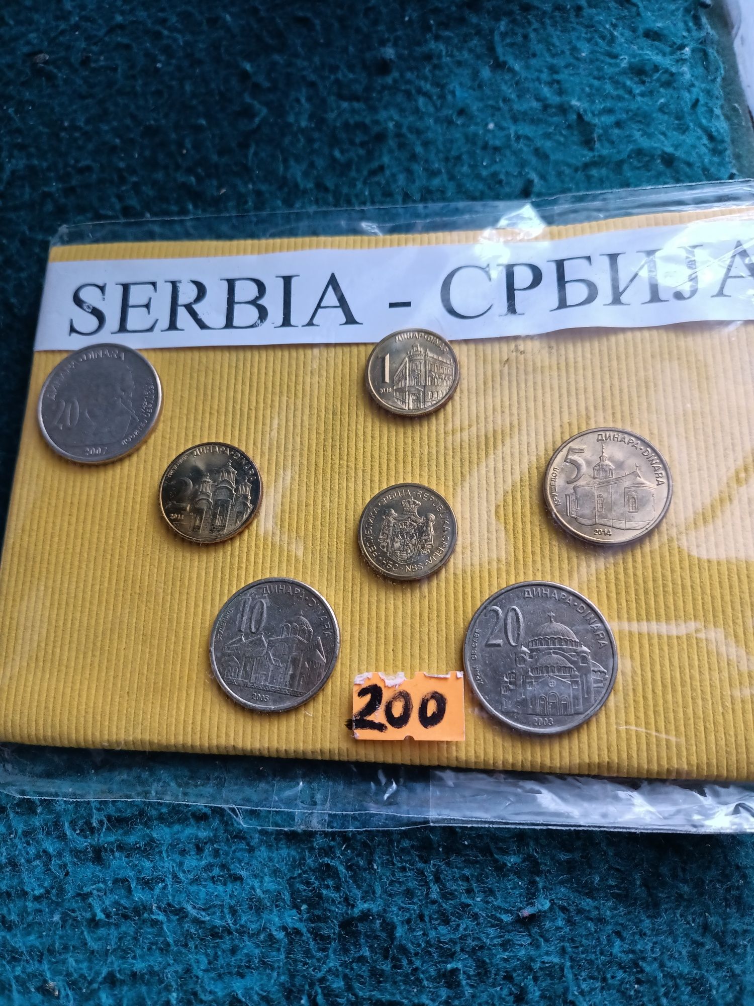 Sprzedam monety z Yugosłavii Serbii Turcji