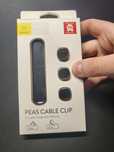 Organizer kabli Baseus, uchwyt magnetyczny Peas Cable Clip Czarny