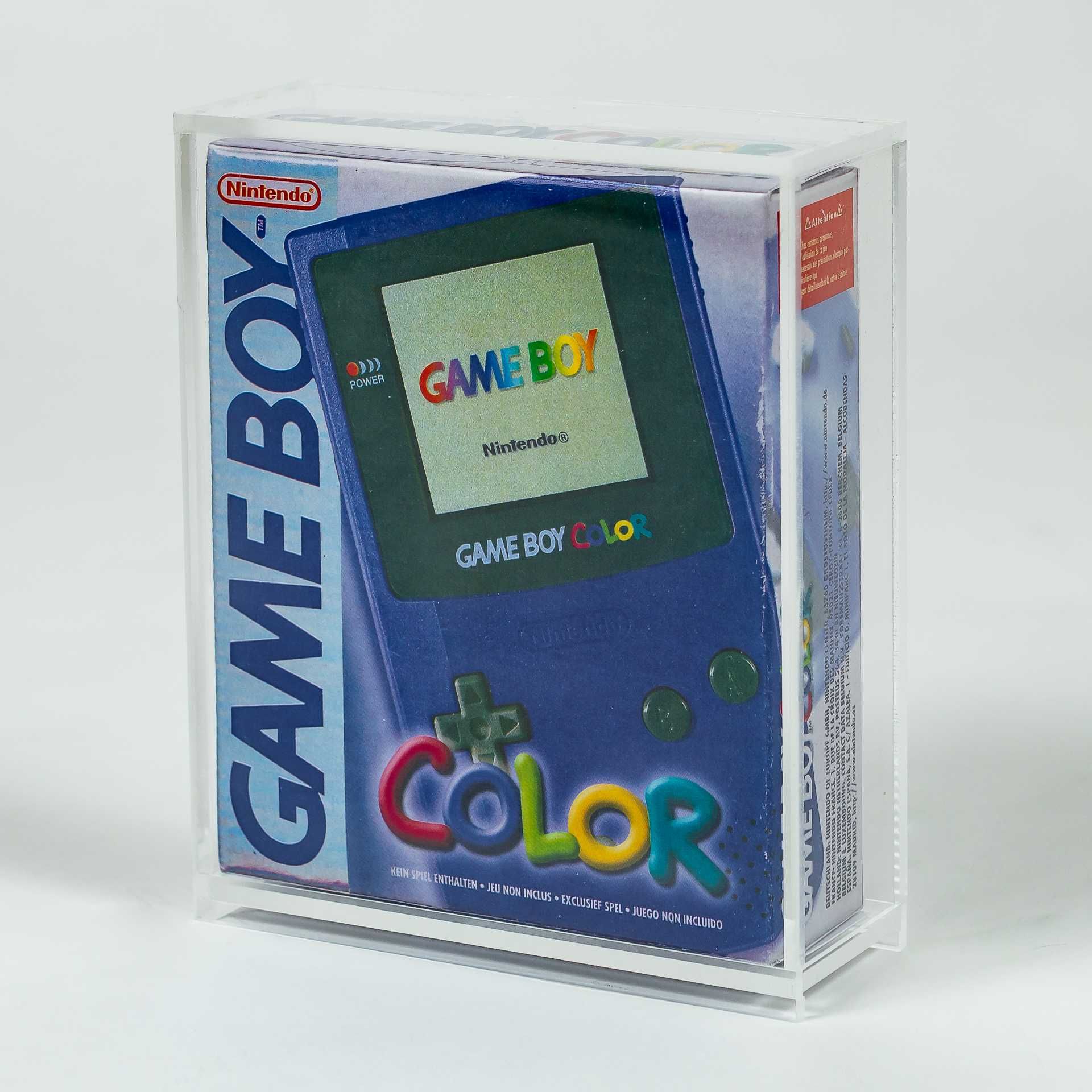 Caixas em acrílico para consola GameBoy Color