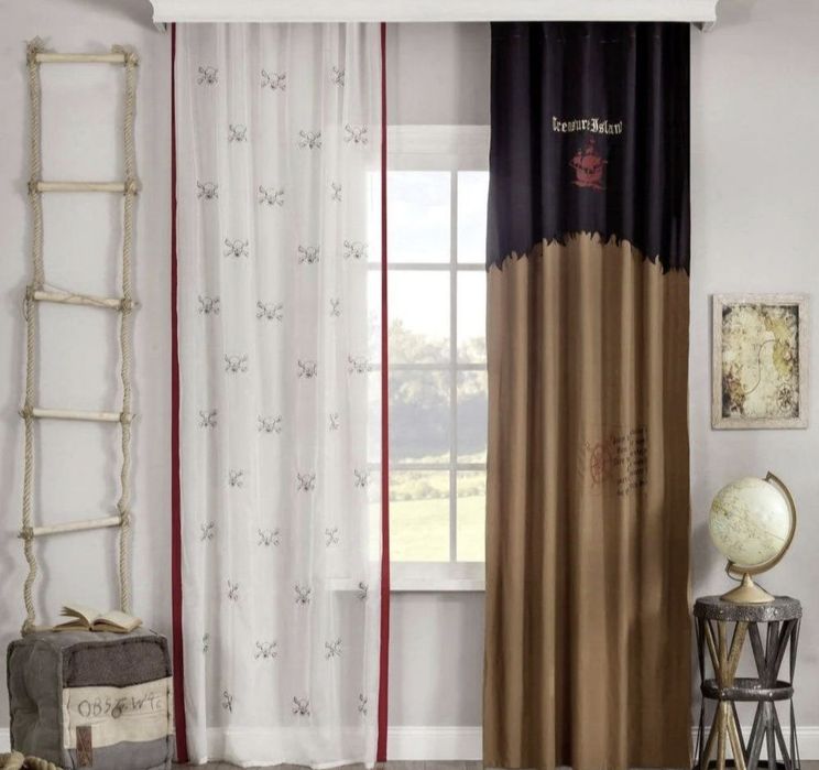 Cortinados pirata opacos