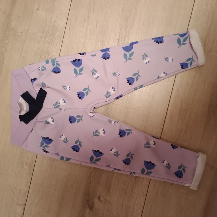 Zestaw grubych spodni dla dziewczynki r98