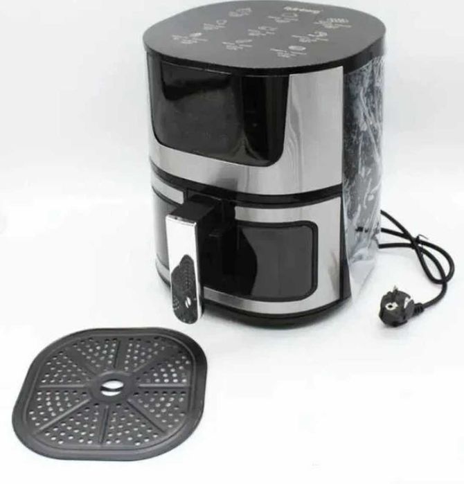 Аерофритюрниця потужна 8л з грилем фритюрница аерогриль мультипіч