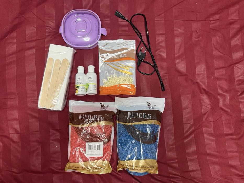 Стартовий набір для депіляції з силіконовим воскоплавом