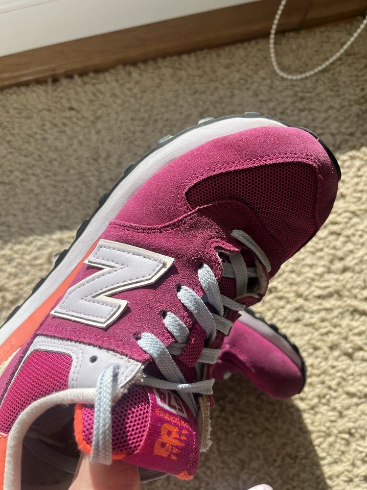 New balance 574 różowe rozmiar 38 stan bardzo dobry sportowe buty