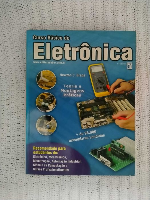 2 livros de Informática e Electrónica de Newton C. Braga