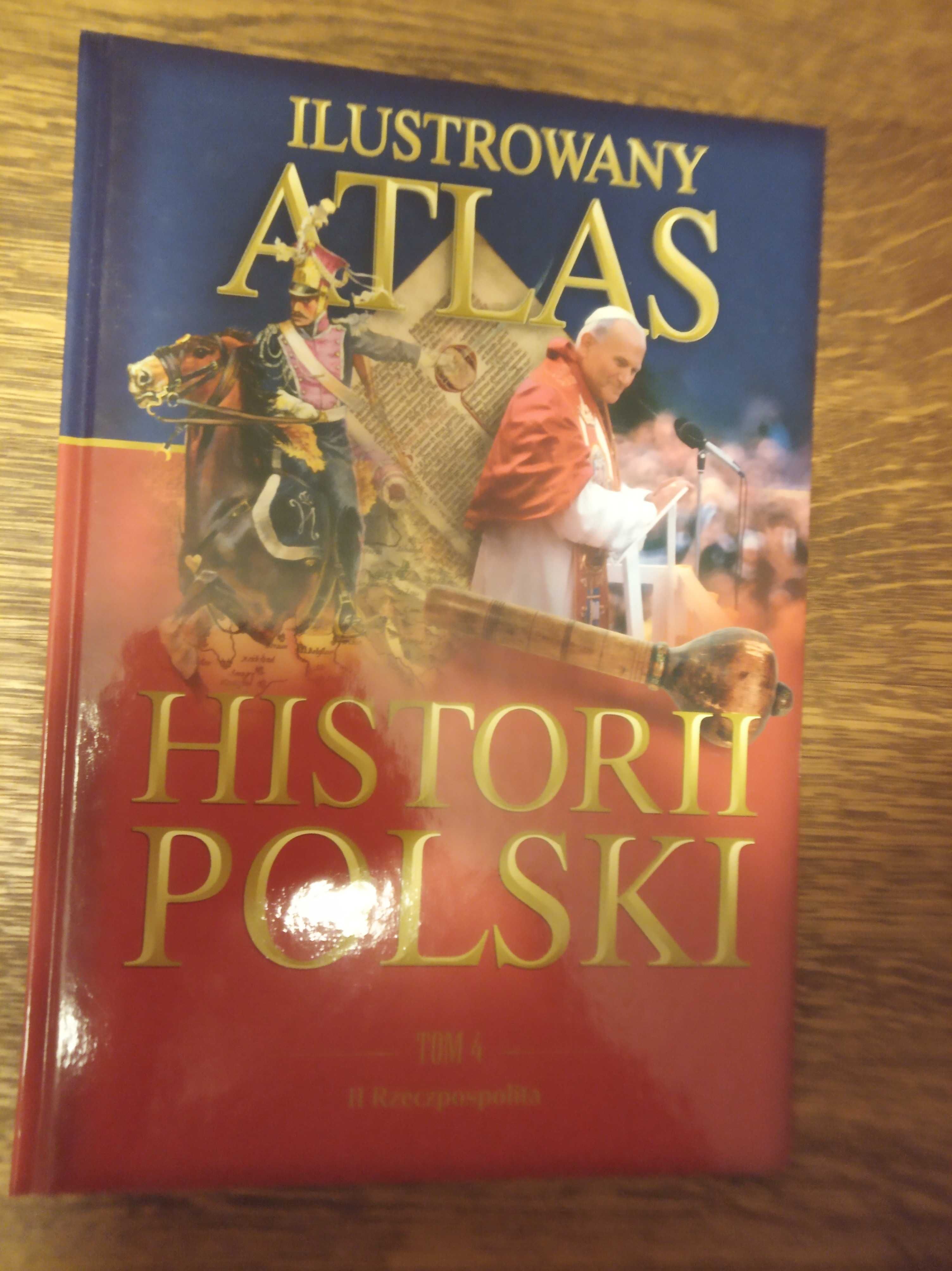 Ilustrowany Atlas historii Polski -komplet czterech części