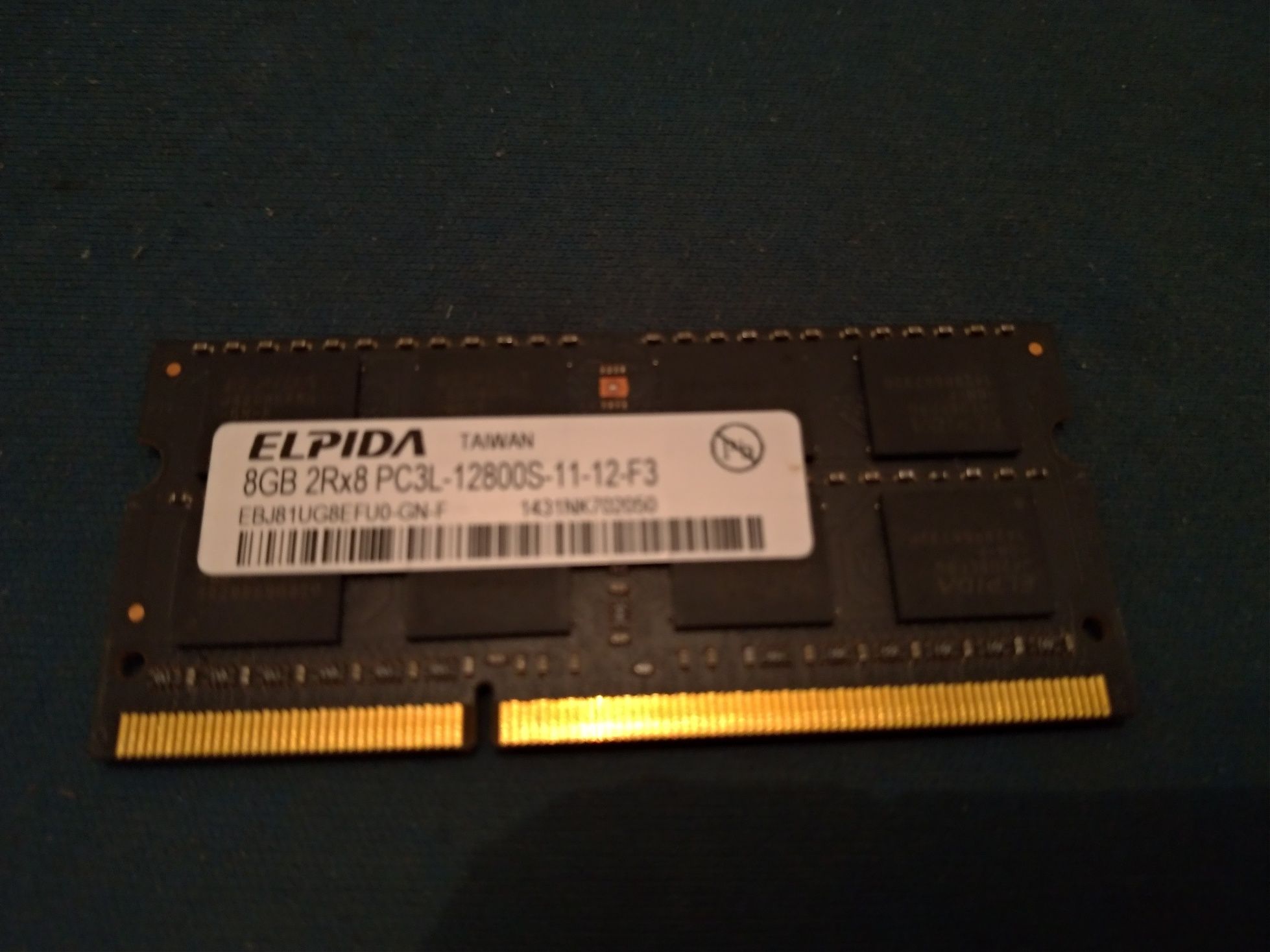 Memoria so-dim ddr3 8gb 12800