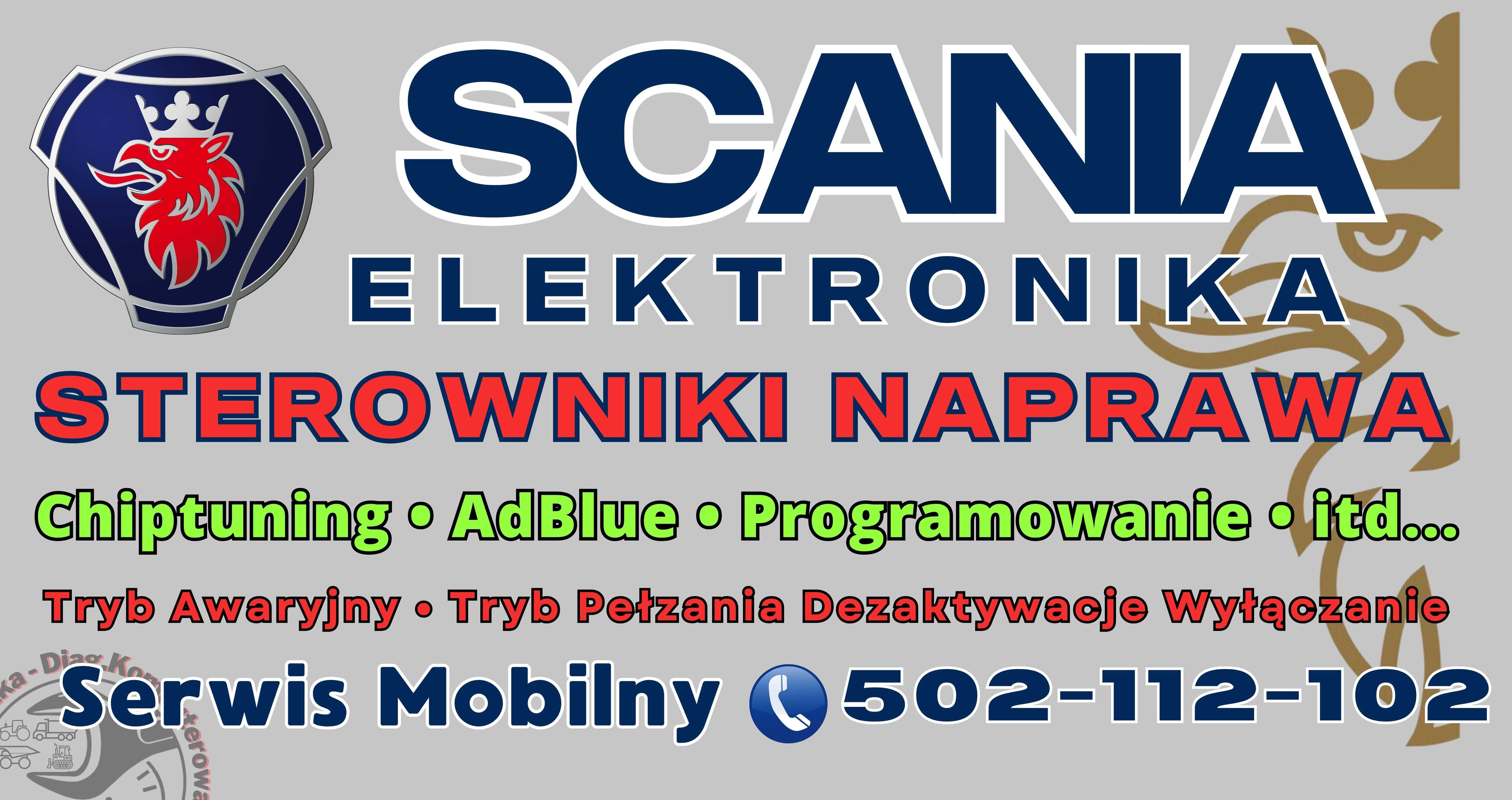 Sterownik Naprawa Scania Silnik Skrzynia Koordynator EMS OPC CO ADBLU