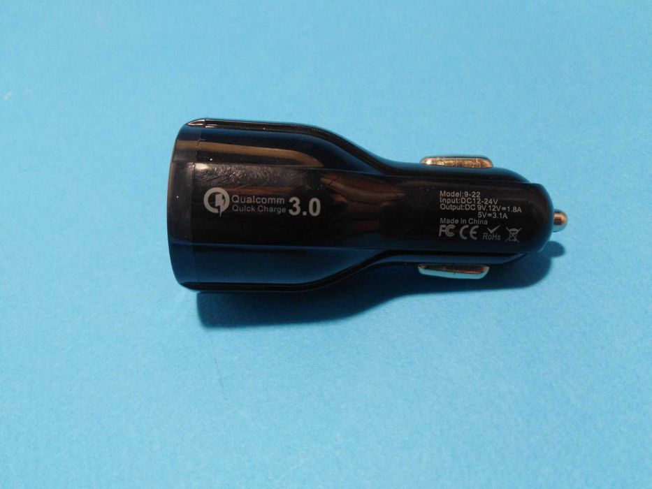 Зарядний пристрій USB 3.1 від прикурювача з підсвічуванням SY-681