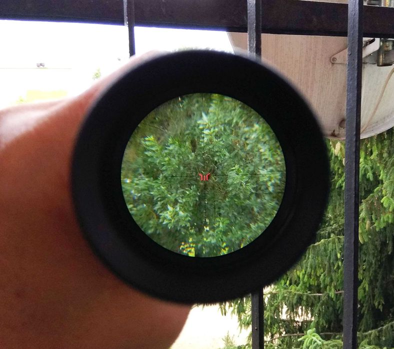 Luneta 2-12x40 z bocznym montażem do AK Saiga