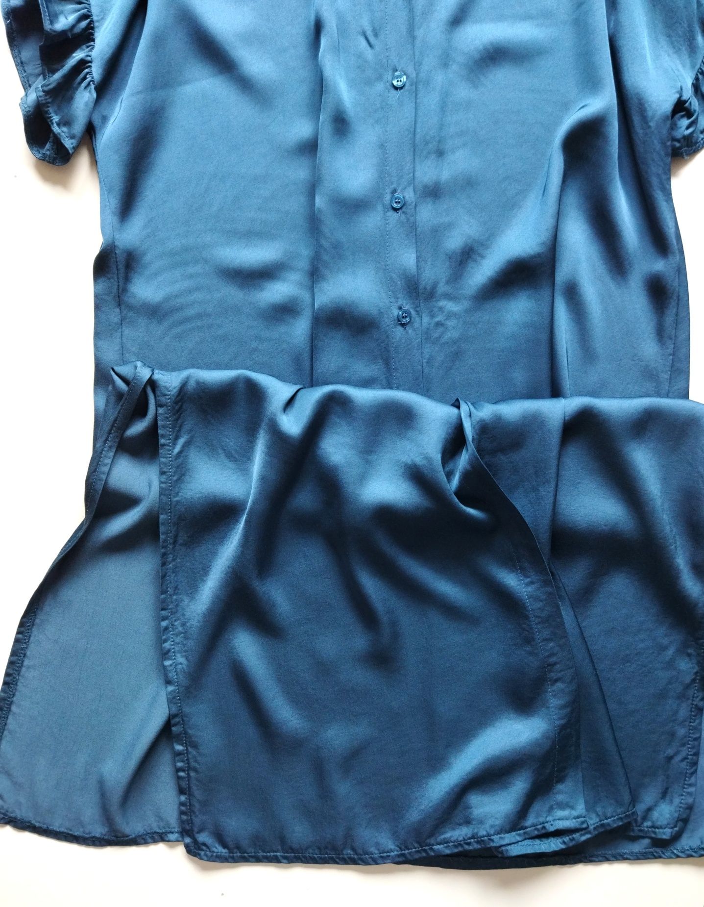 Saiph Lab długa maxi sukienka satynowa wiskozy