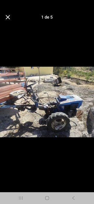 Motocultivador matriculado