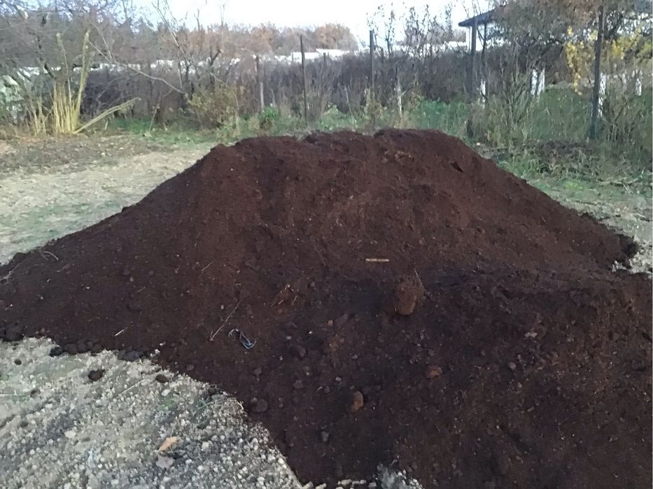 Добриво на грядку, перегній кінський