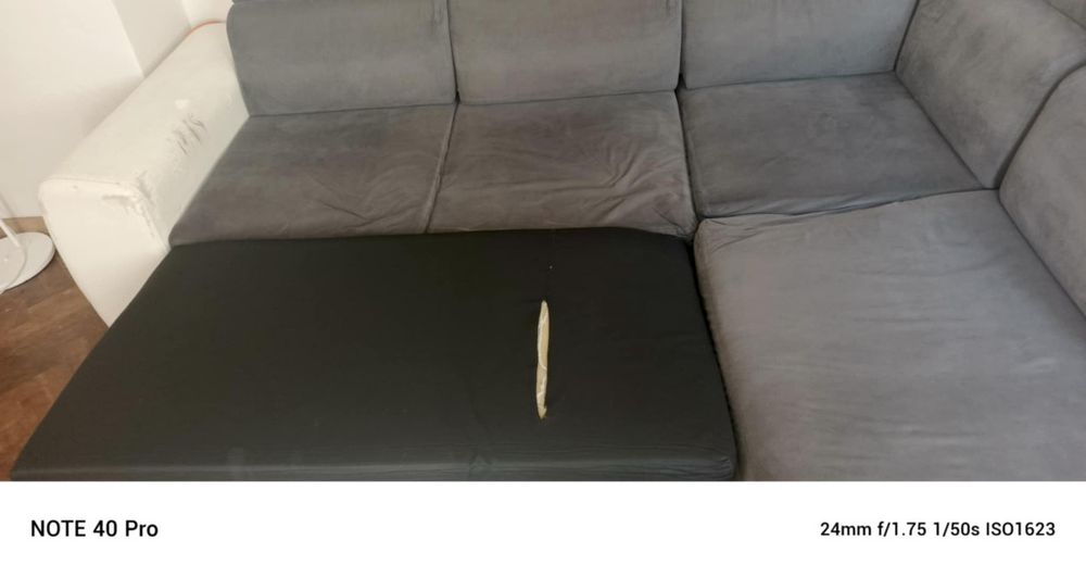 Narożnik z funkcją spania