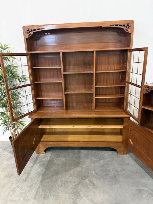 Piękna drewniana serwantka biblioteka secesja dowóz wysyłka