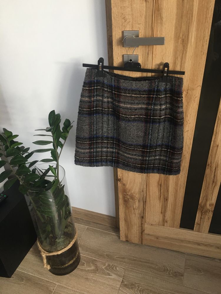 Spódnica w kratkę New Look S