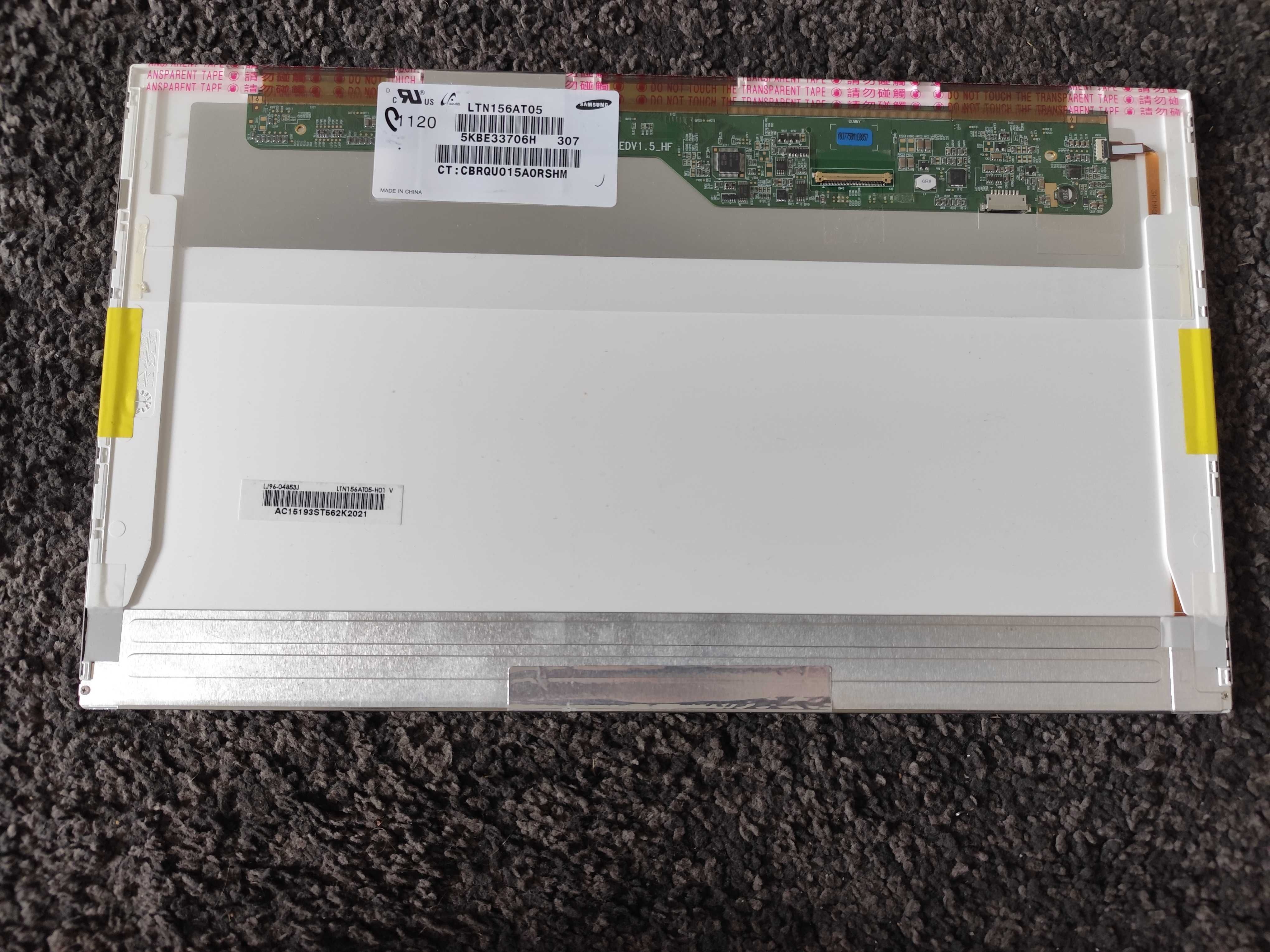 Matryca LED TN matowa 15,6 " 1366 x 768 Samsung LTN156AT05
