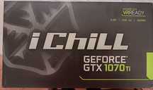 Inno3D GTX 1070 Ti iChill 8GB GDDR5 – Com Caixa & Como Nova