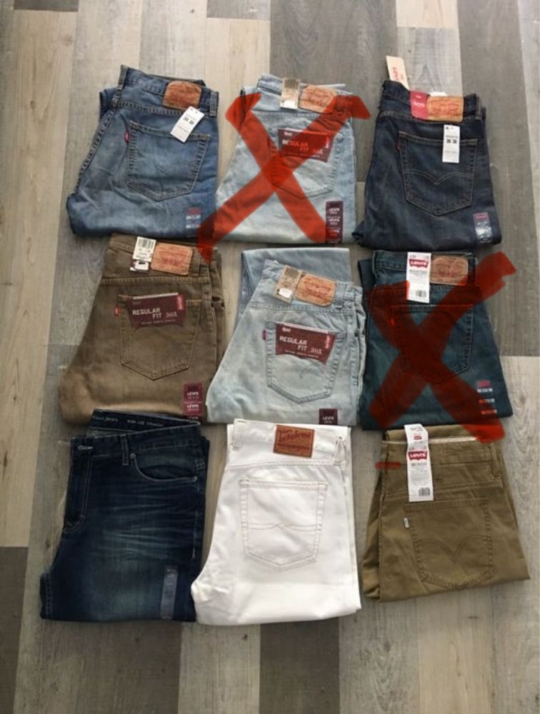 Spodnie Levis nowe oryginalne oraz Kevin Klein Jeans