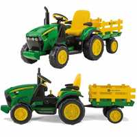 Traktor Na akumulator Peg Perego John Deere z Przyczepą 2x165W