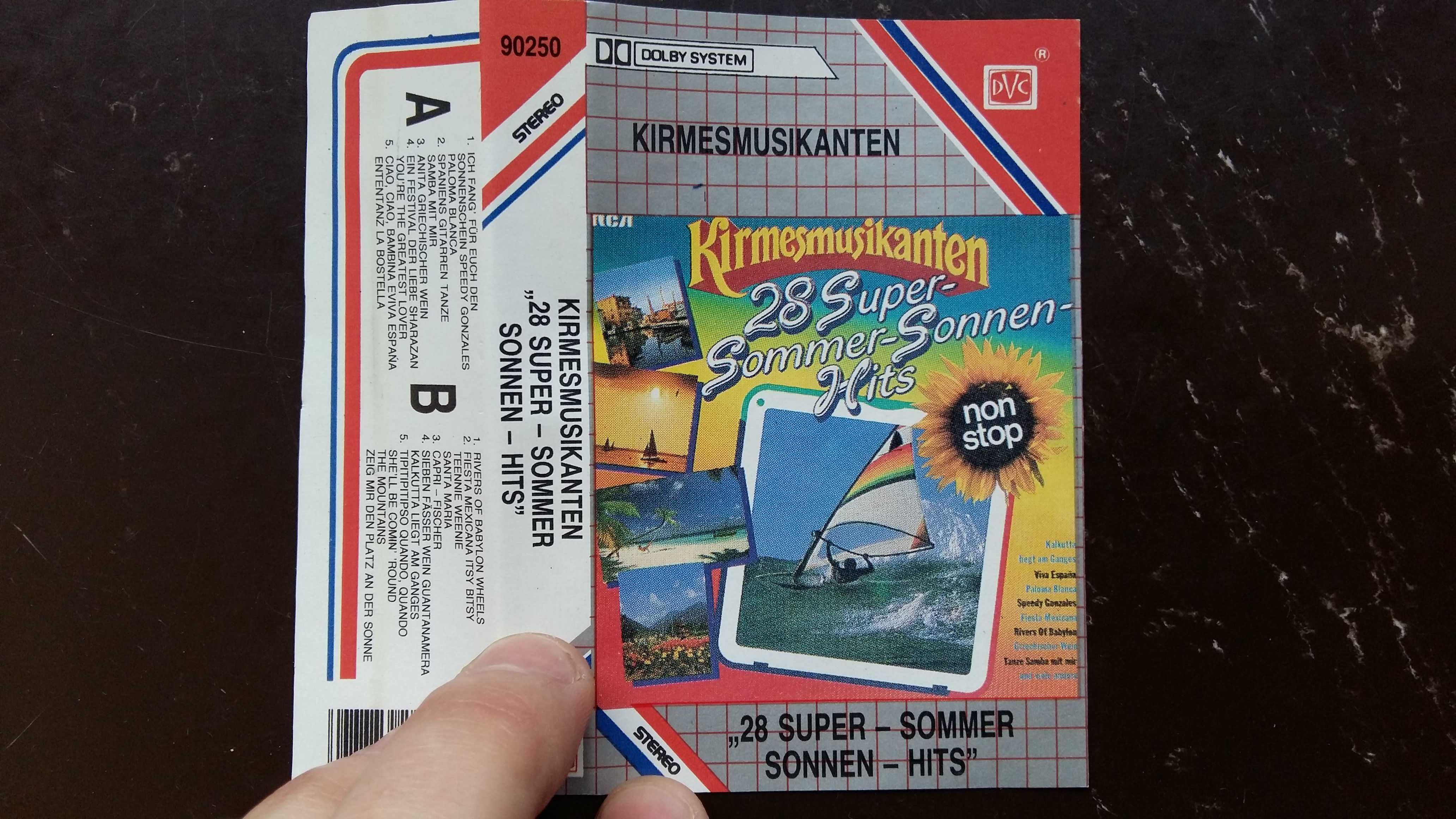 Kaseta magnetofonowa- Kiresmusikanten- 28 Super-Sommer Sonnen Hits
