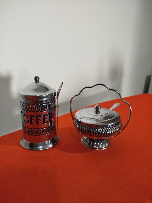 Conjunto vintage (açúcar e café)