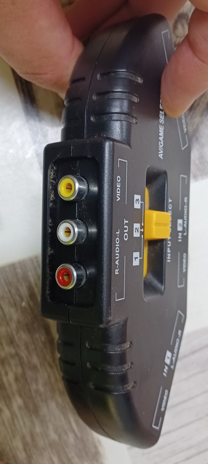Tripla Selector Audio Video AV