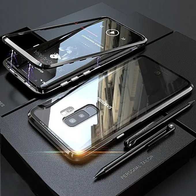 Чехол бампер накладка Magnetic case Full Glass 360 для Samsung S7.