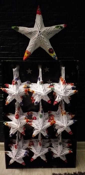 Komplet gwiazd na choinkę