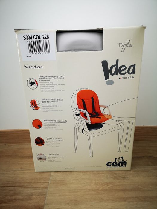 Cadeira de papa para criança - NOVA