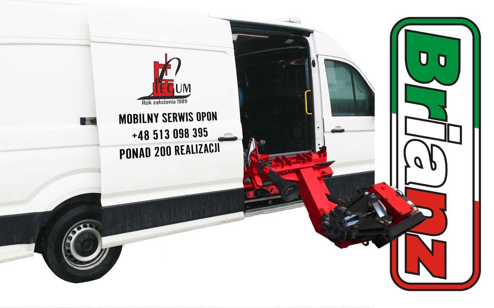 Mobilny Serwis Opon ciężarowy Brianz /zabudowa, wyposażenie /producent
