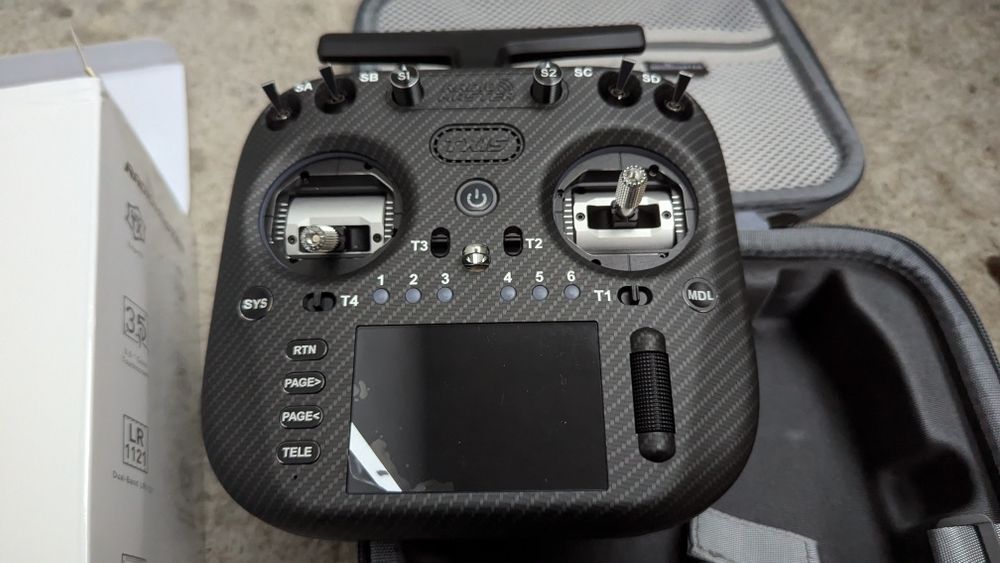 Пульт (аппаратура) Radiomaster TX15 MAX (Black) з AG02 стіками