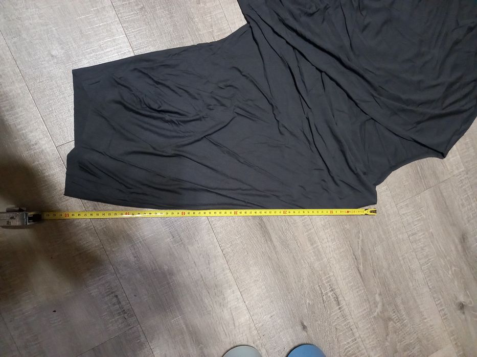 Nowe eleganckie spodnium M/L szare dzianina 150 cm długość