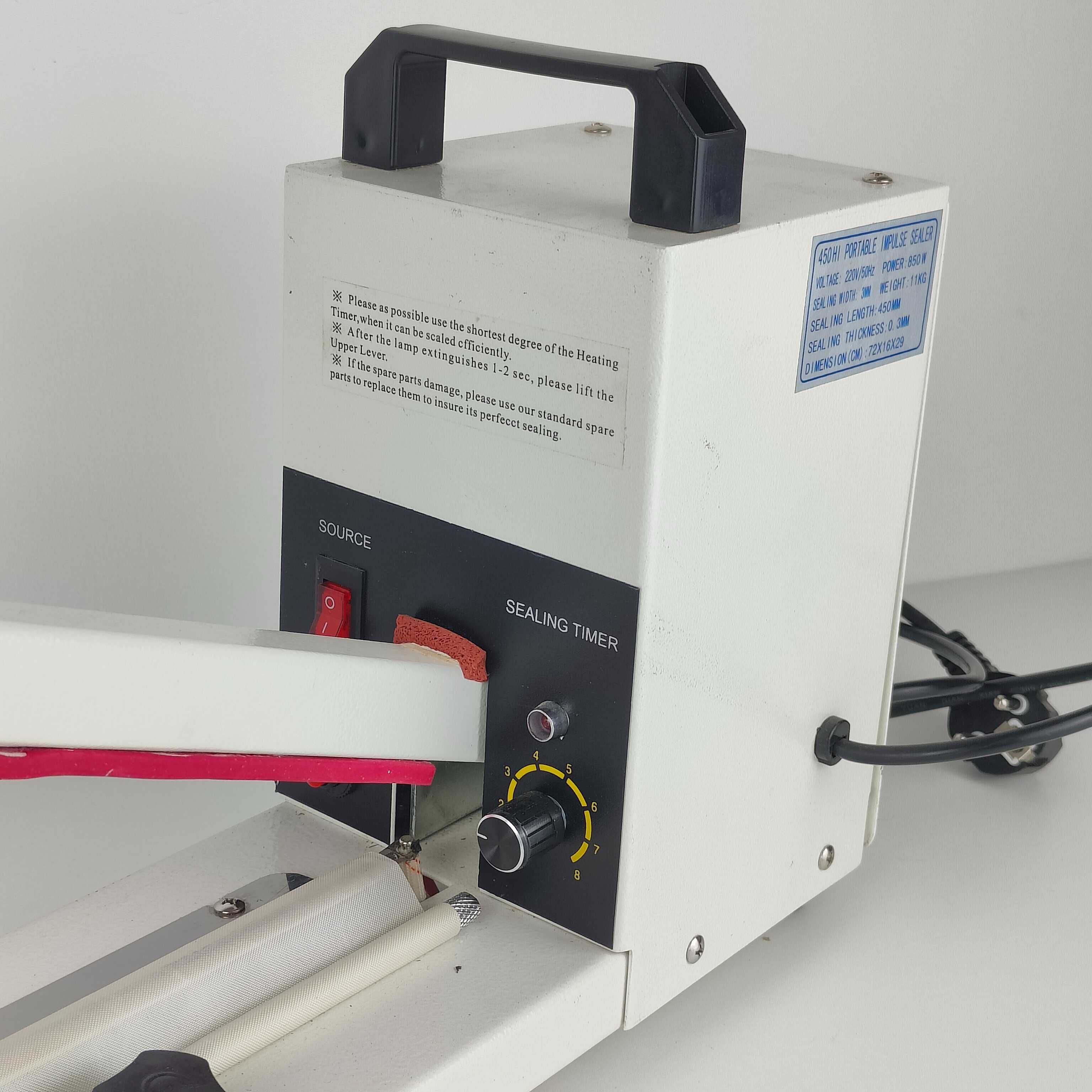 Máquina Seladora de Sacos 45 cm Temperatura Regulável