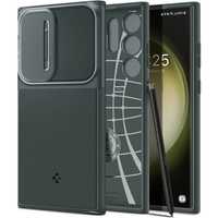 Etui Spigen Optik Armor Samsung Galaxy S23 Ultra - Zielone Inkretacji